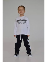 Черно-белый спортивный костюм для девочки