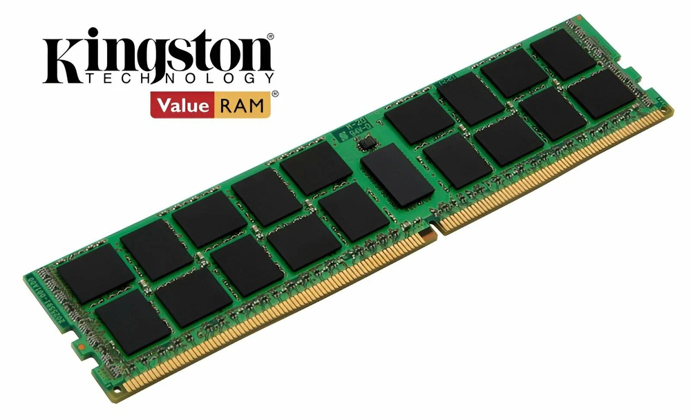 Серверная оперативная память DIMM DDR2 4Gb, 2x2Gb, 400Mhz, Kingston, ECC, REG, CL3, 1.8V (KTH-MLG4/4G)