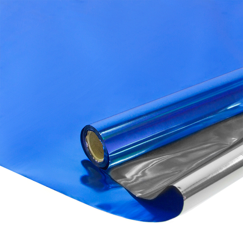 Полисилк (1*20 м) Синий/Серебро, 1 шт.