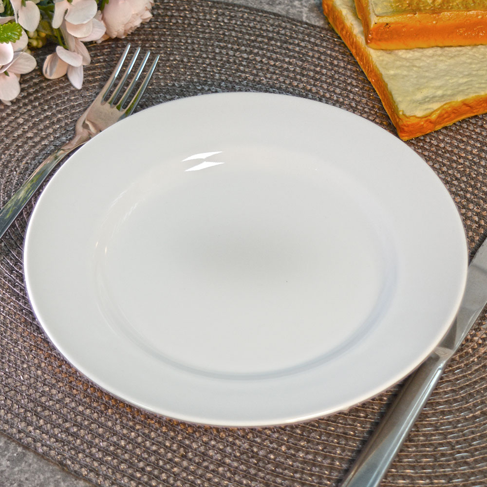 Тарелка 200мм мелкая форма Идиллия Без деколи