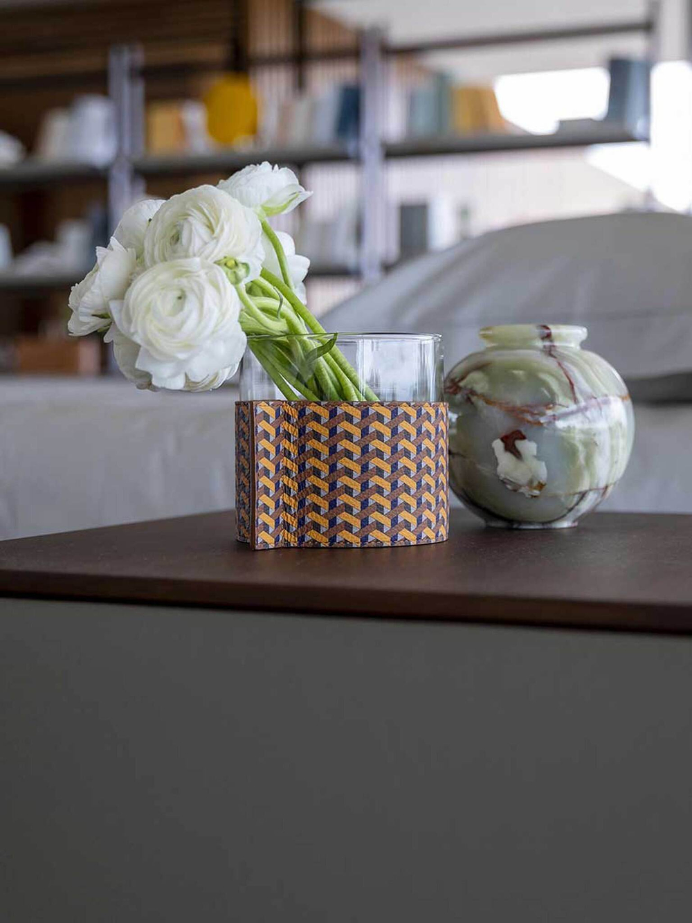 Ваза Poltrona Frau Leather Pot