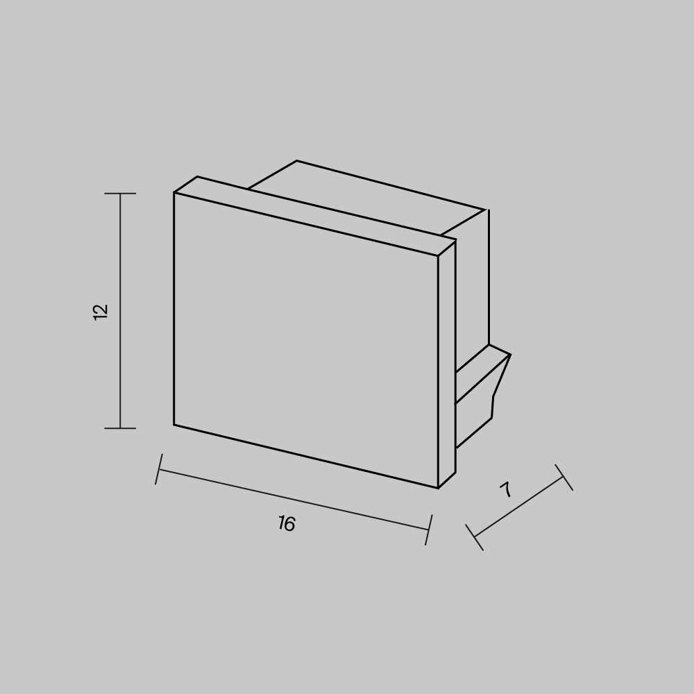 Комплектующие для профиля Led Strip 642022