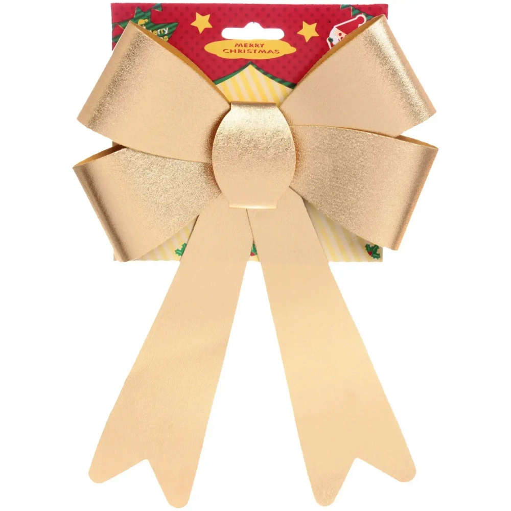 Бант на ёлку «Сказочные блики», Золото