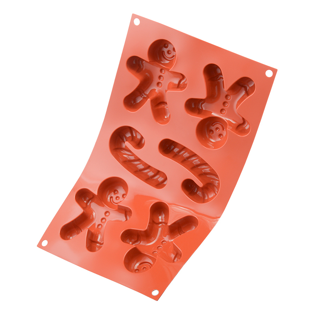 Форма для приготовления печенья Silikomart Ginderbread Man 33.6х18х2.4см силиконовая