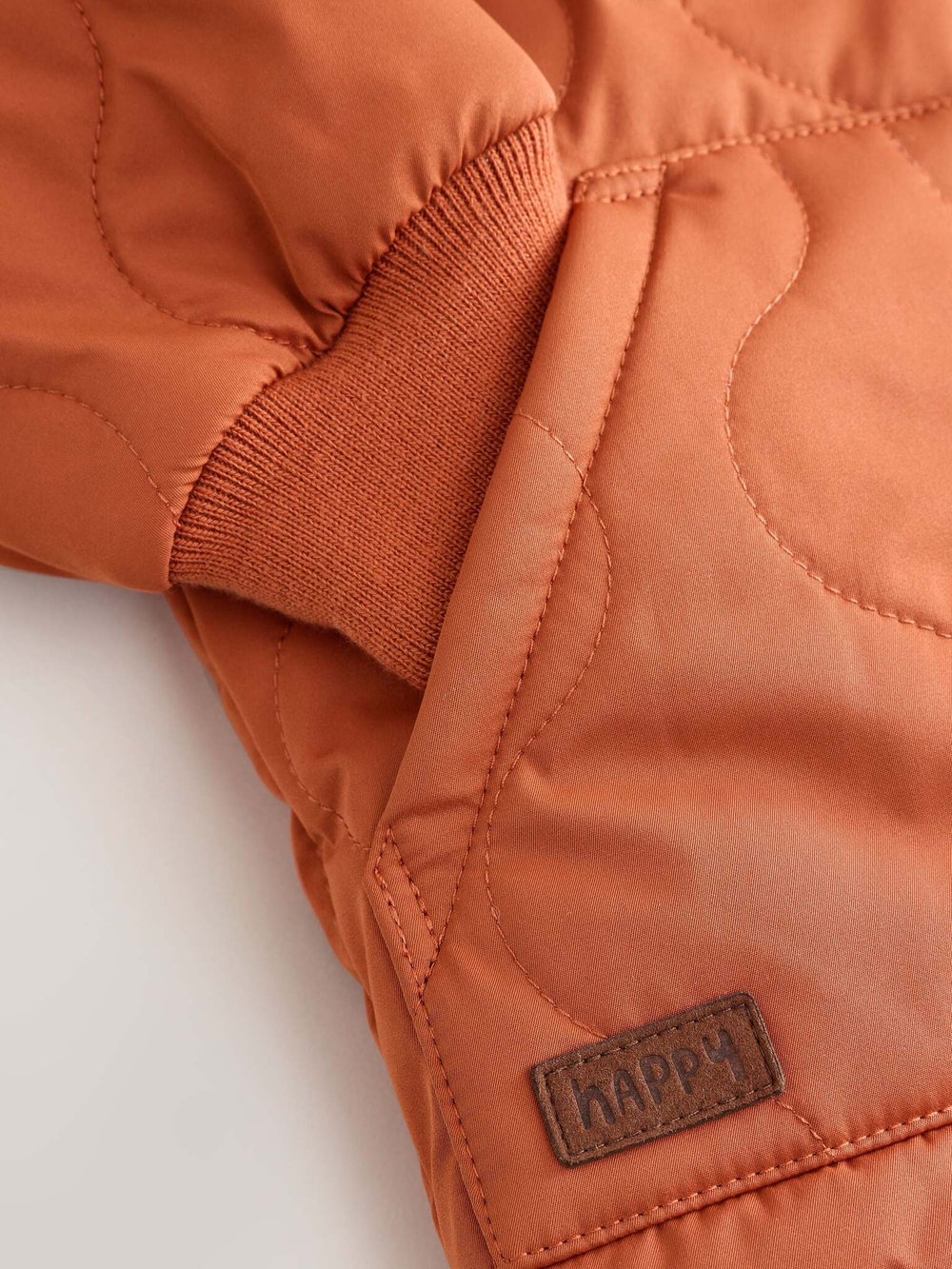 Куртка с флисовой подкладкой для мальчика Next Q60-454, Кирпичный