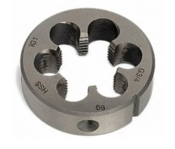 Плашка M9x1,25-?25мм, в пластиковом футляре RockForce##Rock FORCE RF-DIE9x1,25