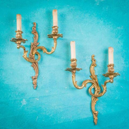 Винтаж: Настенные бра в стиле Рококо