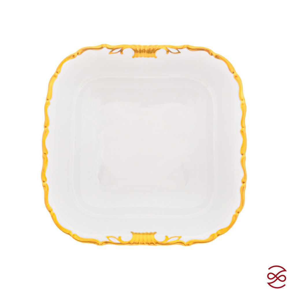 Салатник квадратный глубокий Queen's Crown Prestige 21 см