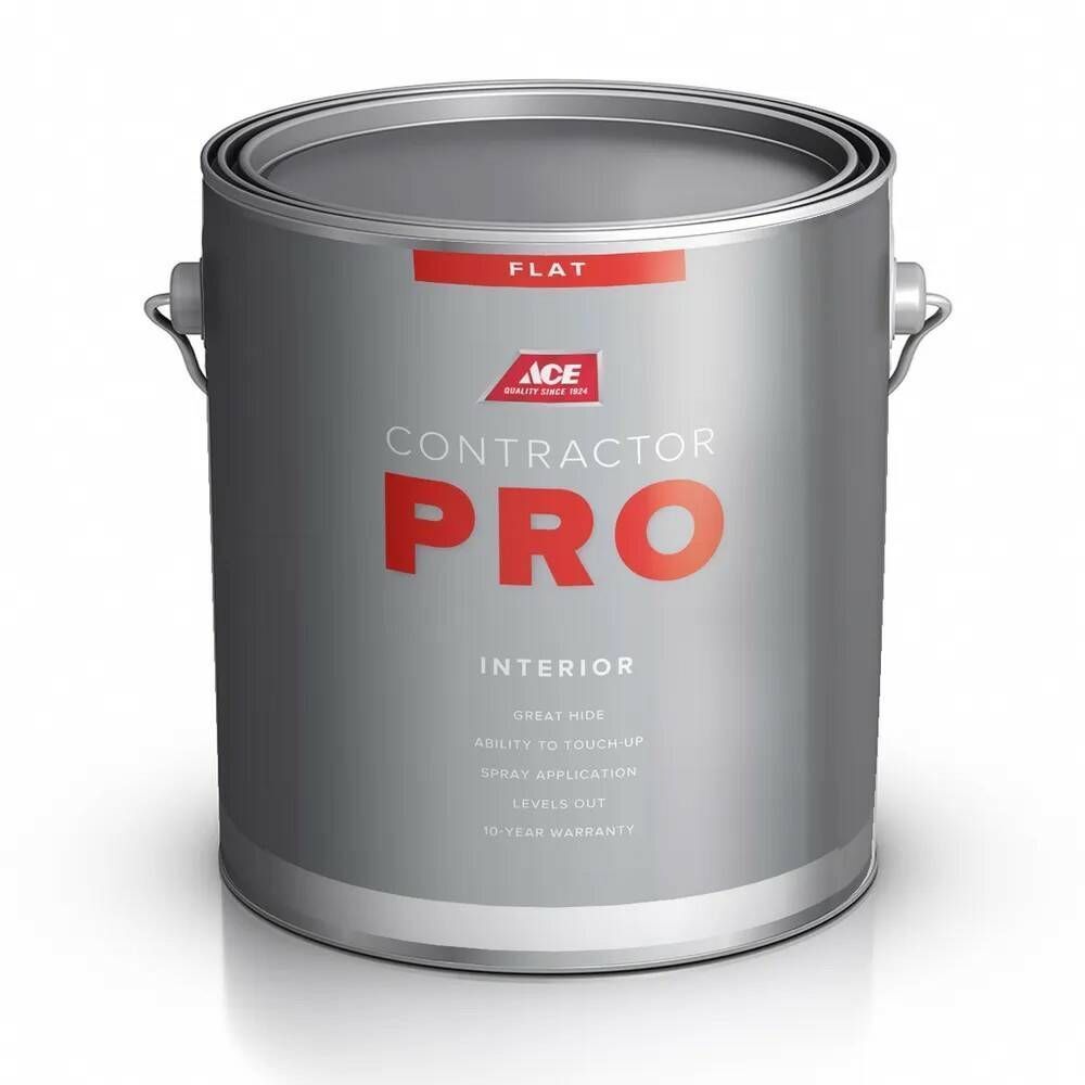 ACE Contractor PRO Flat Latex Wall Paint. Винил-акриловая матовая краска для внутренних работ.