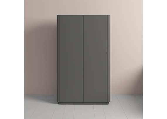 Шкаф Tammi 2-х створчатый высокий (черный)