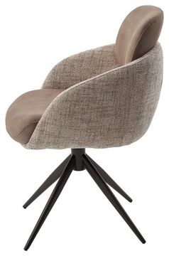 Стул ГРЕЙС (GRACE) 360 град, цвет КАПУЧИНО PENA-172 / G1229-7, ткань / ШОКОЛАДНОЕ ЗОЛОТО