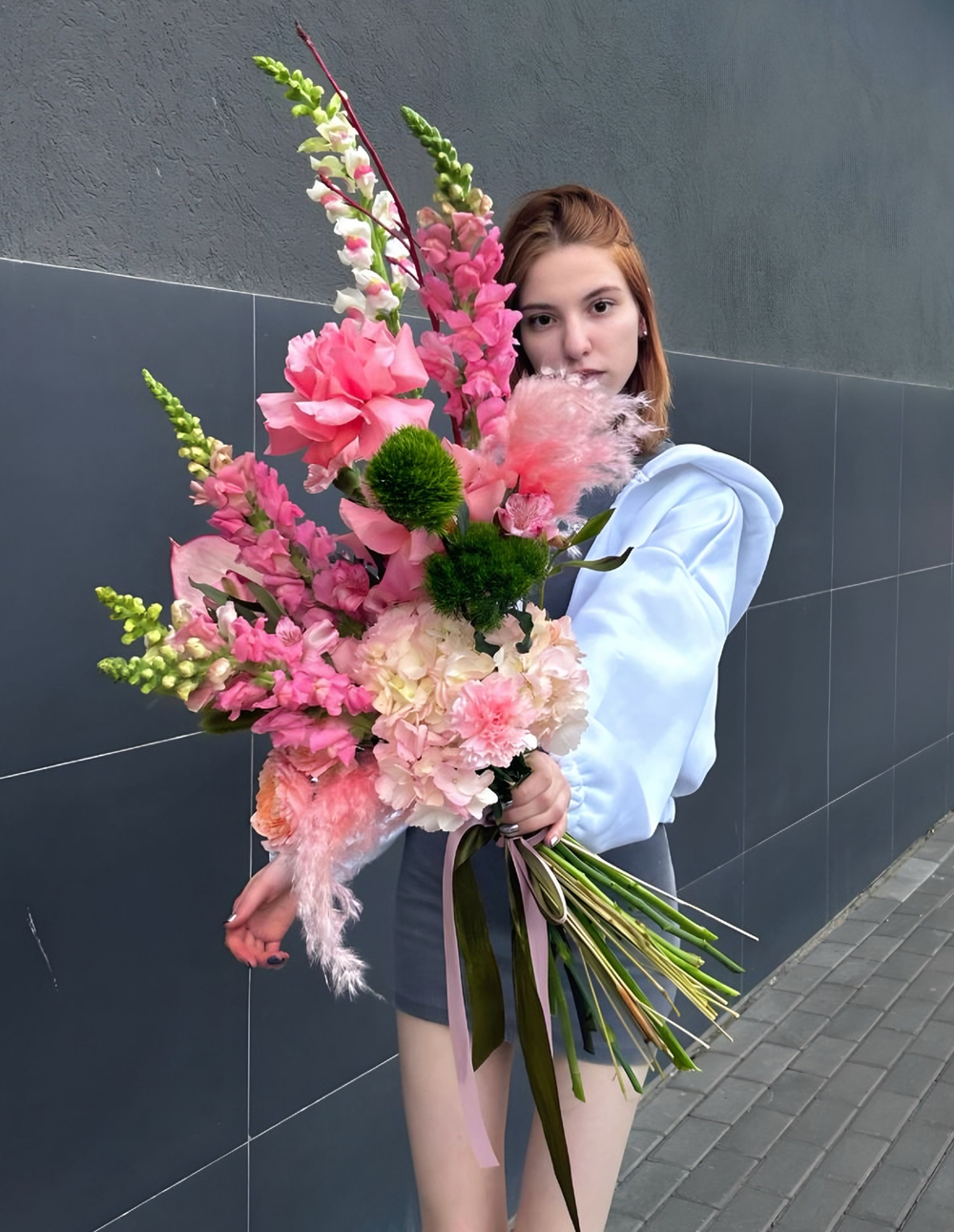 Букет Pink delight in tenderness