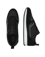 Кожаные кроссовки Calvin Klein - черный(HM0HM00985)