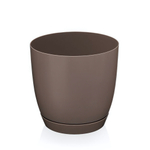 Кашпо "Глория" №1 0,7 л с поддоном цвет в ассортименте