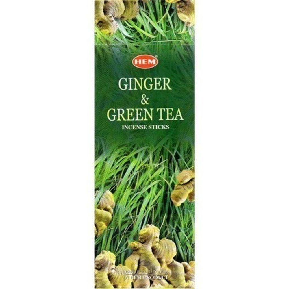 HEM Ginger Green Tea шестигранник Благовоние Имбирь Зеленый чай