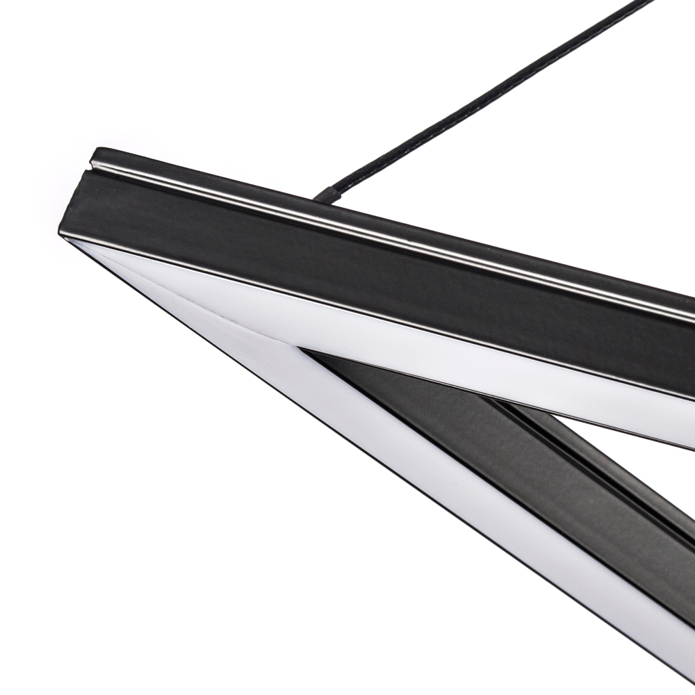 739297 Люстра PALLA 32W LED 1280LM ЧЕРНЫЙ 3000K