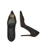 Кожаные туфли на шпильках Elisabetta Franchi - черный(SA31B46E2)