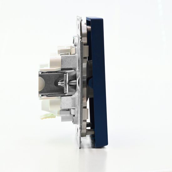 Выключатель 1-кл. ArtGallery 10AX быстрозажим. клем. механизм аквамарин SE GAL001111S