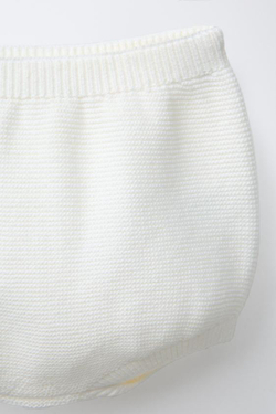 ZARA ТРИКОТАЖНЫЕ ТРУСЫ, СВЕТЛЫЙ ЭКРЮ