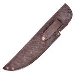 Ножны "Европейские, элитные", длина клинка 19 см гладкие коричневые, ХСН