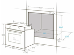 Электрический духовой шкаф MIDEA MO47001X
