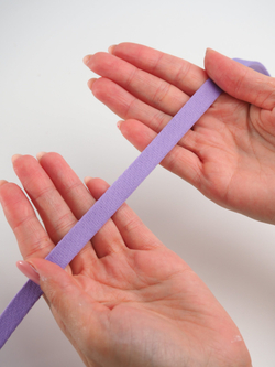 Туннельная лента яркая лаванда бесшовная малоэластичная ширина 10 мм