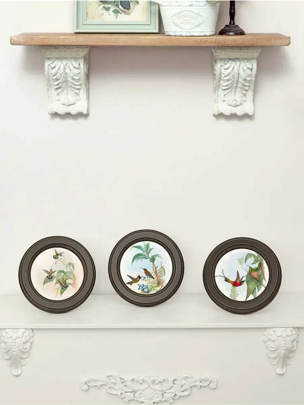 Картины на стену интерьерная на холсте 3 шт 17.5 см