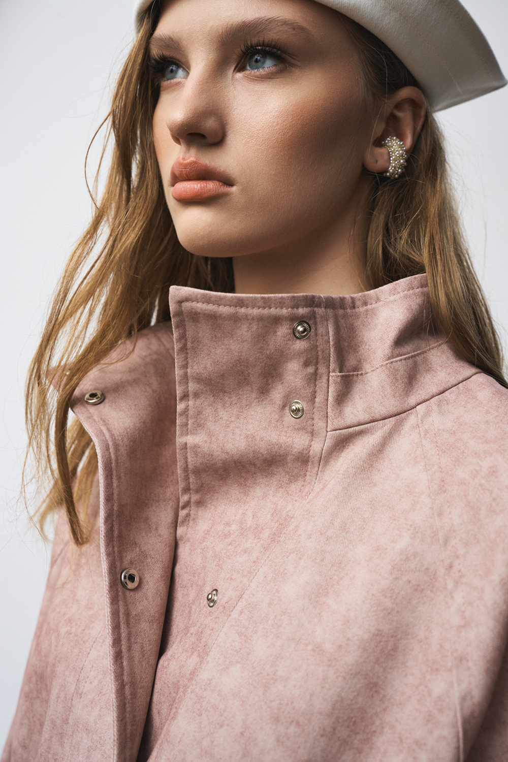 Жакет-парка 1310 розовый