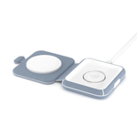 Складная зарядная станция MagSafe LYAMBDA Premium Effetto для iPhone и Apple Watch (LMS201) Беспроводная зарядка: Qi 15 Вт, магнитное крепление для зарядки Apple Watch (Qi 3 Вт). Проводная зарядка: нет. Сертификация MFi