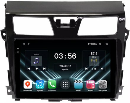 Магнитола для Nissan Teana L33 2014-2016 - FarCar DX2004M монитор 10.36" IPS на Android 13, 4+64Гб, CarPlay