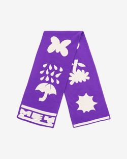 Шарф FW23 Scarg Graphic purple