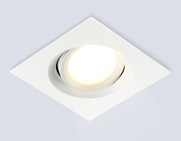 Встраиваемый поворотный точечный светильник 1*GU5.3 TN1143 WH белый TECHNO SPOT Standard Tech Ambrella