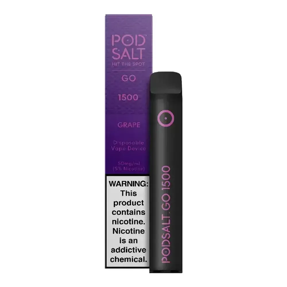 Pod Salt GO 1500 - Grape (5% nic)