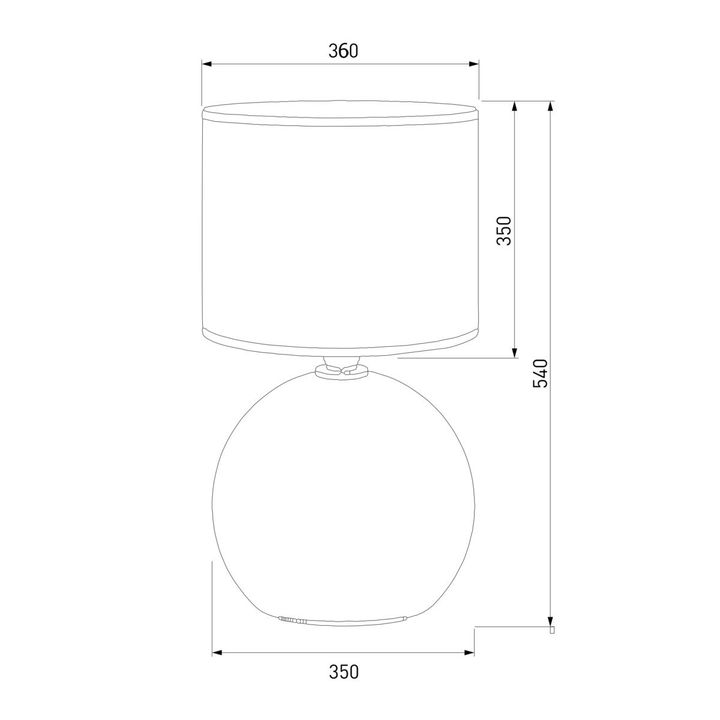Настольная лампа TK Lighting 5089 Palla