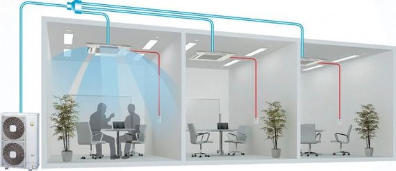 Наружный блок VRF системы Hitachi RAS-8XHNPE — (2)