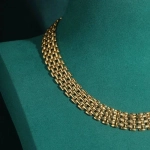 Колье золотое Плетение