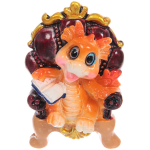 Магнит «Дракоша на кресле» 6*4 см, микс