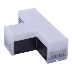 ULO-N11T-10W-6500K IP40 BLACK Светильник светодиодный T-образный. Белый свет 6500K. 2000Лм. Алюминий. Цвет черный. TM Uniel