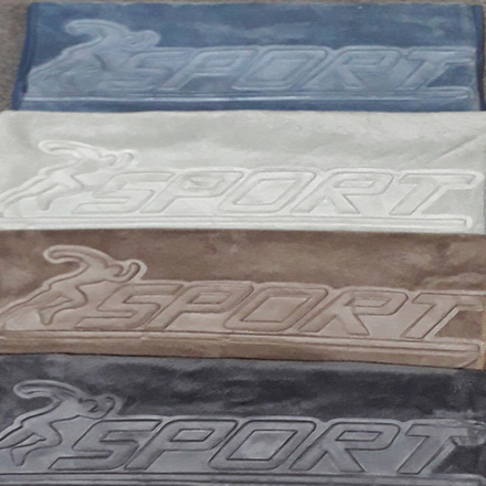 Полотенце велюровое для фитнеса "П37. SPORT", Китай.