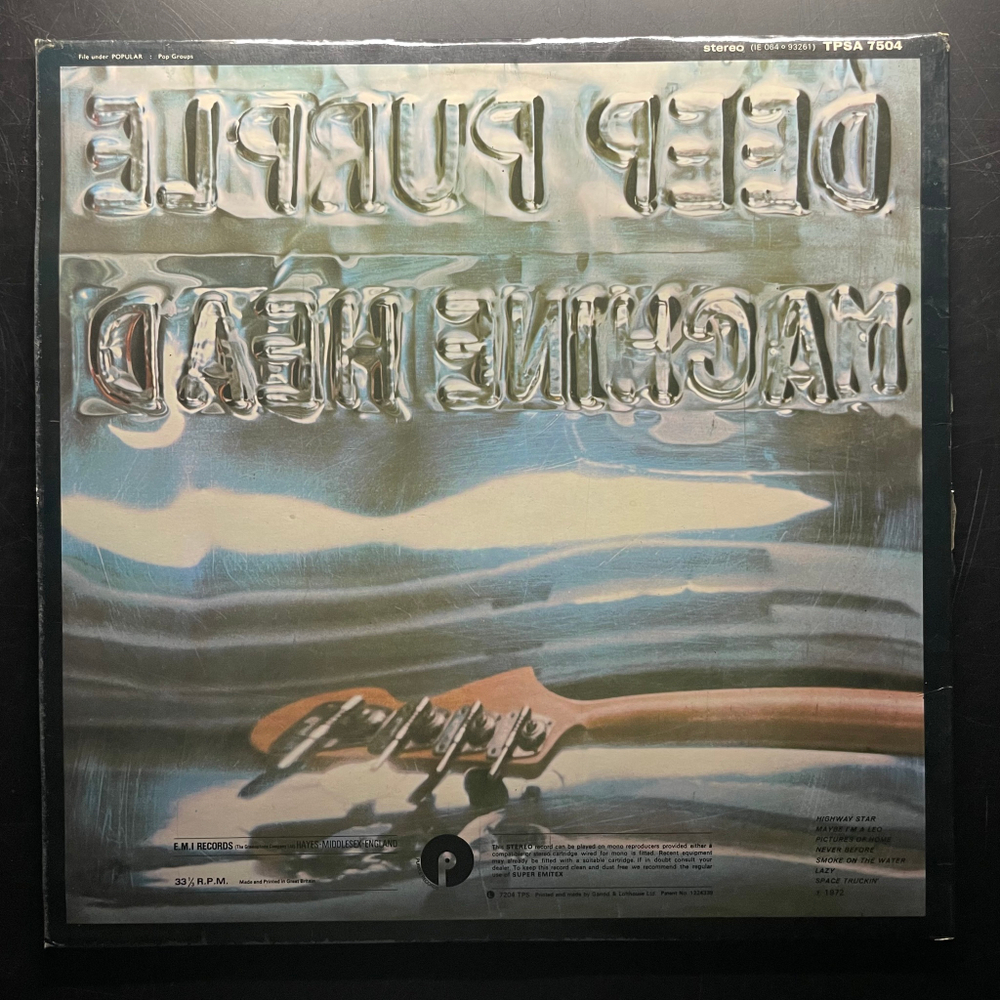 Deep Purple ‎– Machine Head (Дания 1972г.)