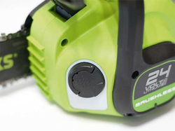Цепная пила аккумуляторная Greenworks Арт. 2007007, 24V, 30см, бесщеточная