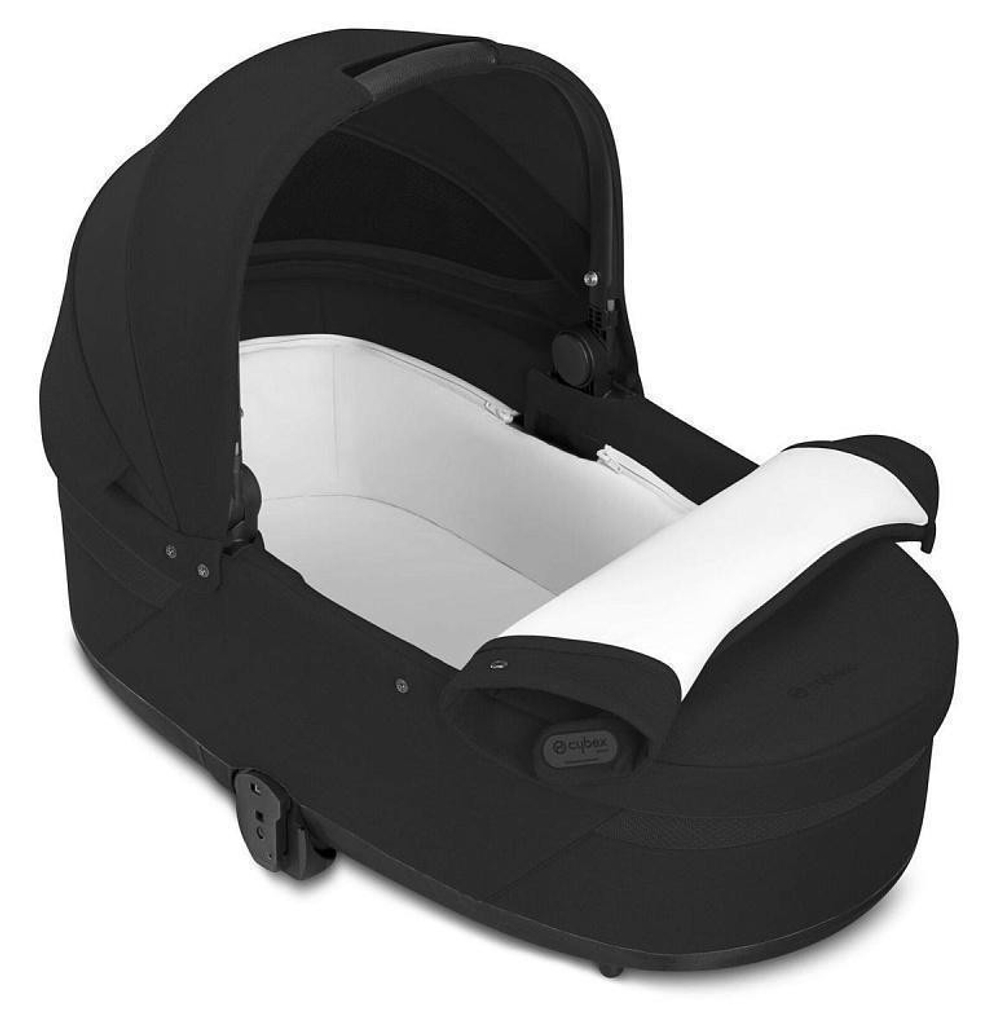 Коляска Cybex Talos S Lux BLK complete Cloud T Peach Pink Plus 3 в 1 Moon Black с дождевиками