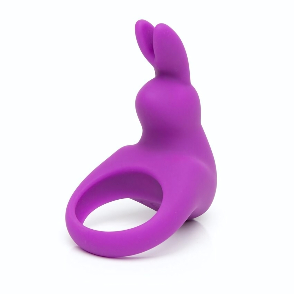 Фиолетовое эрекционное виброкольцо Happy Rabbit Rechargeable Rabbit Cock Ring (Цвет: фиолетовый)