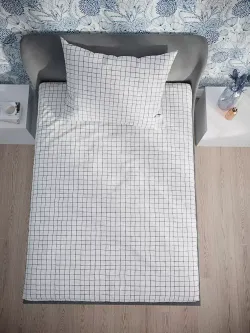 Постельное белье бязь Сказка "Yogacat" (бязь) 1,5-сп Наволочка 50х70 см 1 шт Простынь 150x215 смПододеяльник 145x215 см