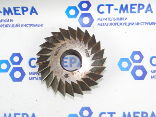 Фреза дисковая двухугловая несимметричная 80х25х22мм, 90° Р6М5 Z=24 ( следы экспл)