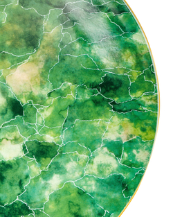 Тарелка обеденная 26см Narumi зеленая