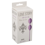 Фиолетовые вагинальные шарики 3,4см Lola Games Love Story Fleur-de-lis Violet Fantasy 3006-05Lola