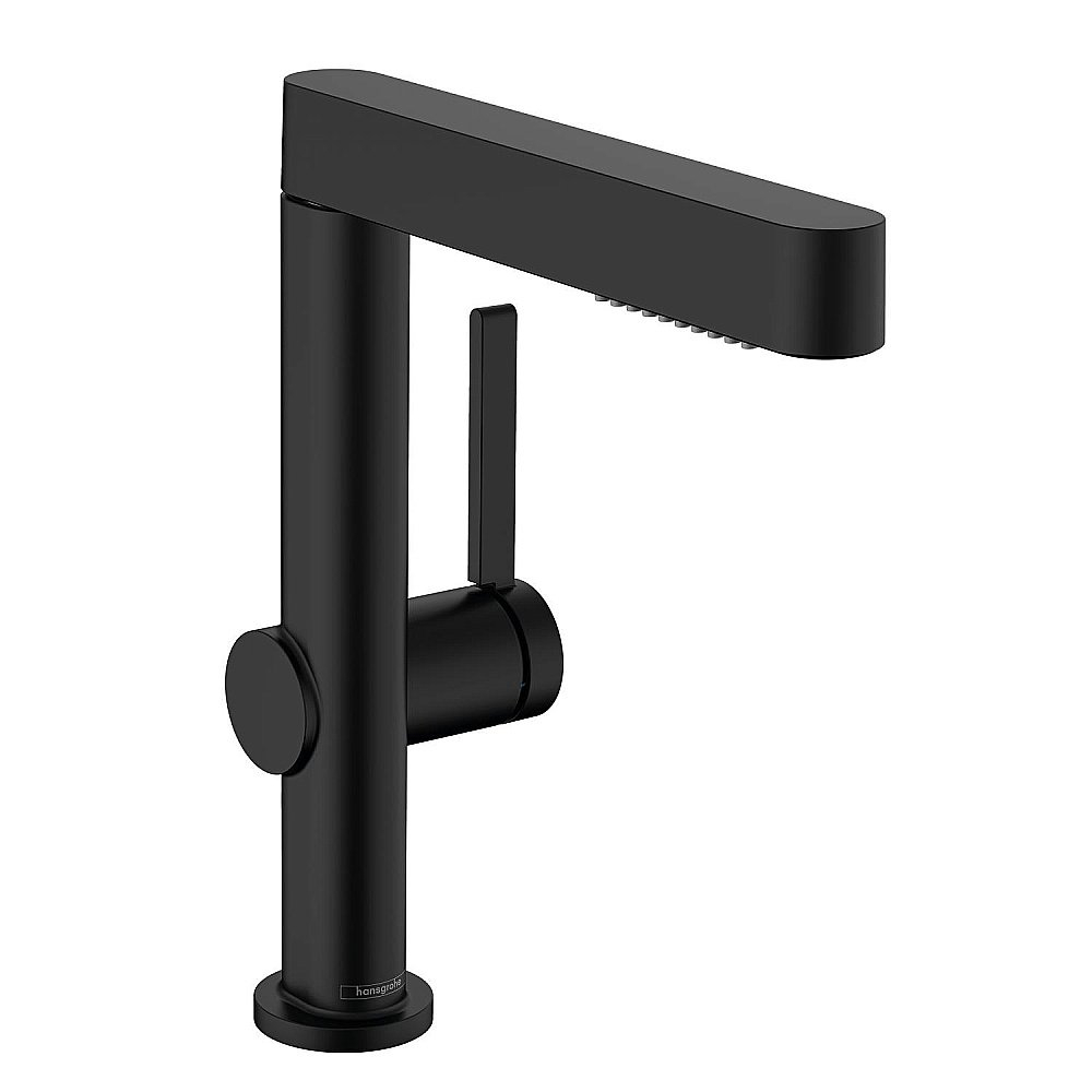 Смеситель для раковины Hansgrohe Finoris 76063670 черный матовый