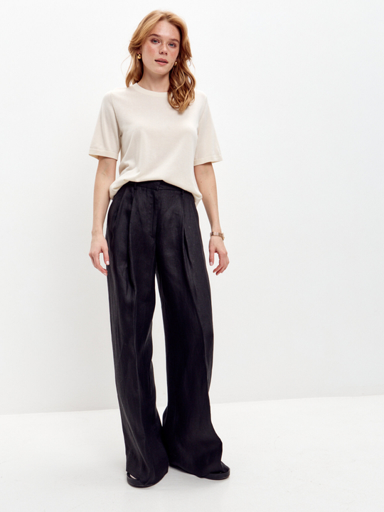 Льняные брюки