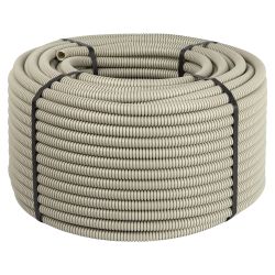 Труба гофрированная ПВХ ЭРА GOFR-20-100-PVC-T тяжелая серая d 20мм с зондом 100м | Трубы гофрированные ПВХ